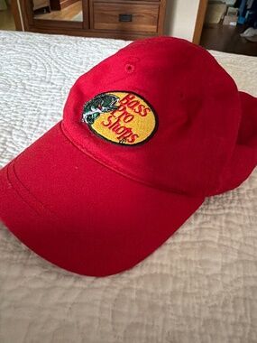 Toddler Bass Pro Shops Red Baseball Cap - like new